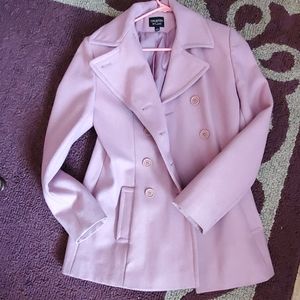 Orchid purple wool peacoat size 4